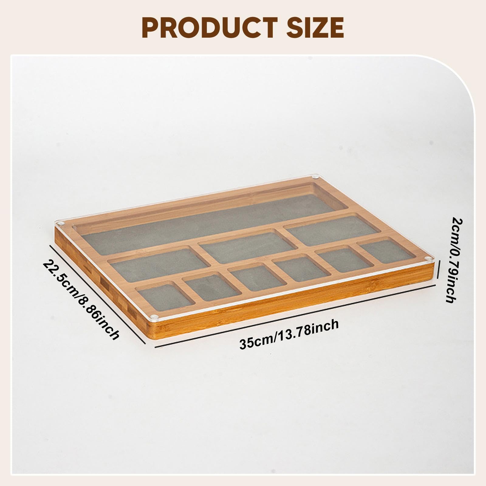 predolo Vassoio per smistare per Perline, Organizer Fai da Te per Perline, Contenitore per lavori Artigianali, Elegante e Robusto, espositore per casa e, Style D