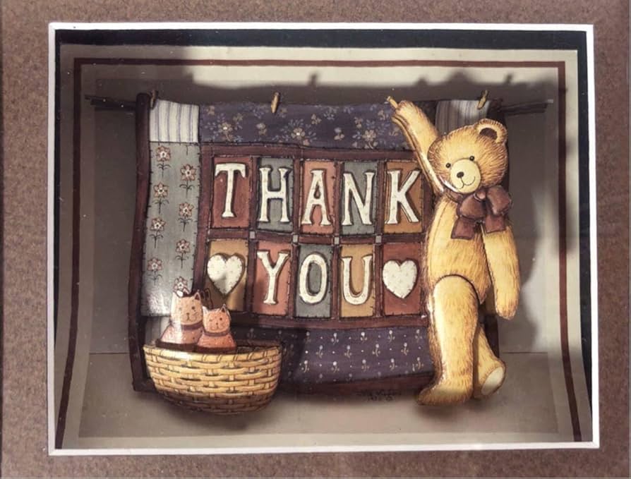 トールペイント作品　スリーベアーズのボックス　テディベア親子 トールペイント作品 スリーベアーズのボックス テディベア親子