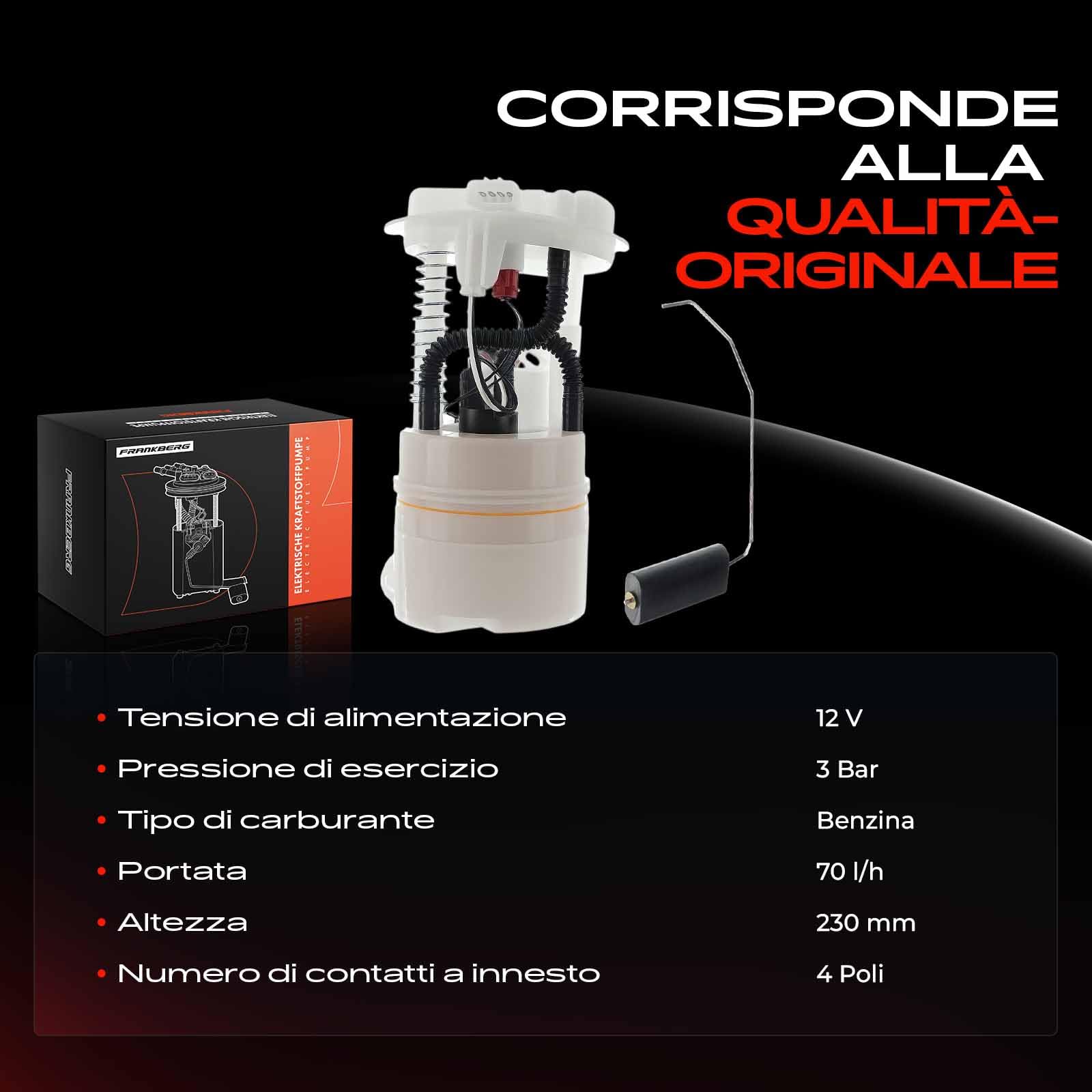Frankberg Pompa del carburante pompa della benzina modulo dell'unità di
