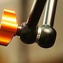 Very good arm with large and robust clamp for attaching video lights, microphones, etc.