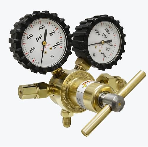Miniatura 2 de Uniweld Regulador de nitrógeno RHP800 con presión de entrega de 0-800 psi, 2"
