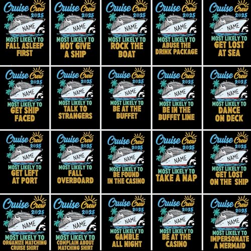 Family Cruise Shirts 2025, Cousin Cruise Squad 2025 Shirt, Cruise Crew Family Summer Vacation Beach T-Shirt4