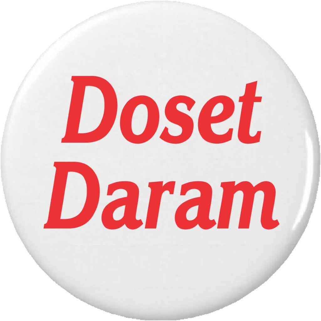 Doset Daram Pinback Button Pin I Love You Farsi
