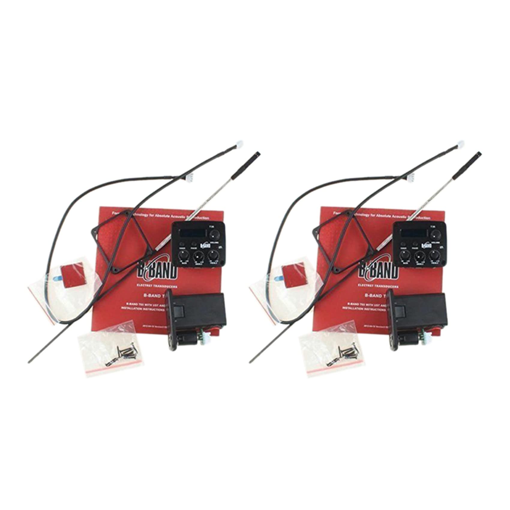 TSTS Akustikgitarre Preamp Piezo Pickup 3-Band EQ Equalizer Mit Notch
