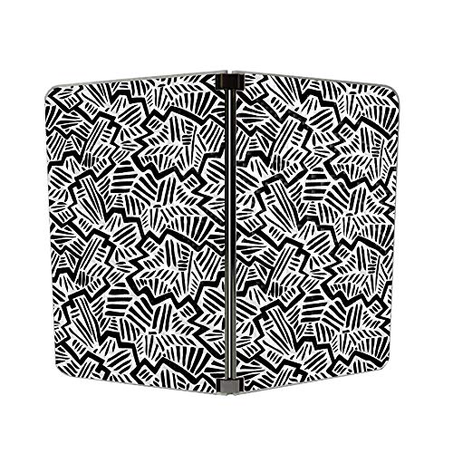 Image of MightySkins Carbon Fiber Skin for Microsoft Surface Duo - Abstract Black | Protective, Durable Textured Carbon Fiber Finish | Easy to Apply | Made in The USA