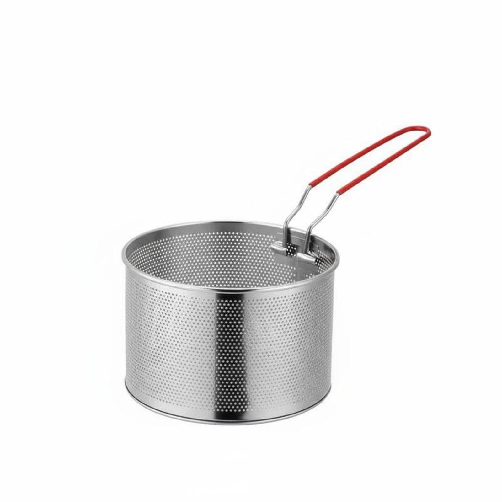 Deep Fry Basket Perforated Design French Fry Basket Ver | Deep Fry Basket Perforated Design French Versatile Pasta Strainer for Home Cooks Chefs Hot Pot Restaurant 18CM 201 Stainless-image-44