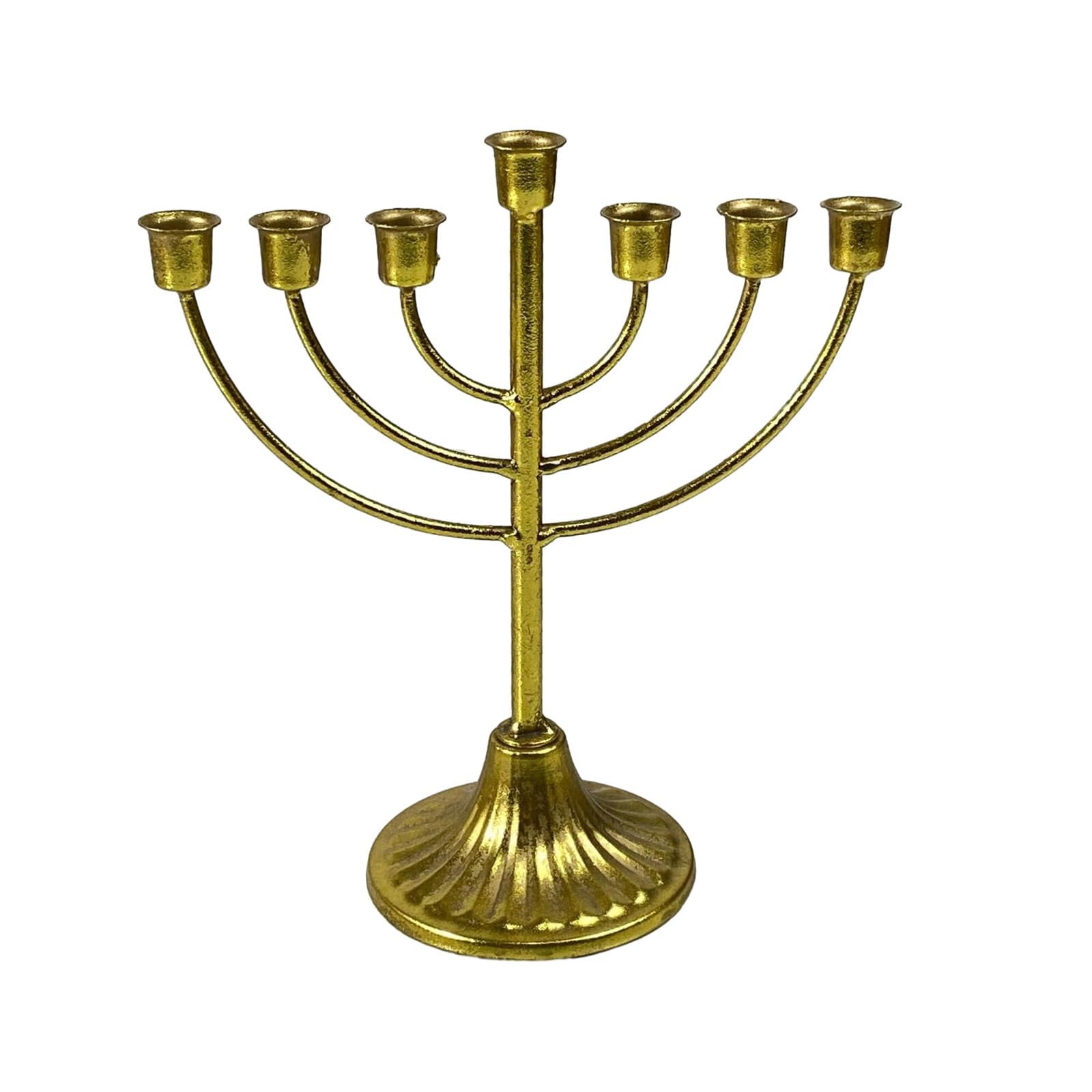 Kalttoy Hanukkah Holder Festive Celebrations Stand Holder for 0.51in Dia Candelabrum Iron Structure Magical