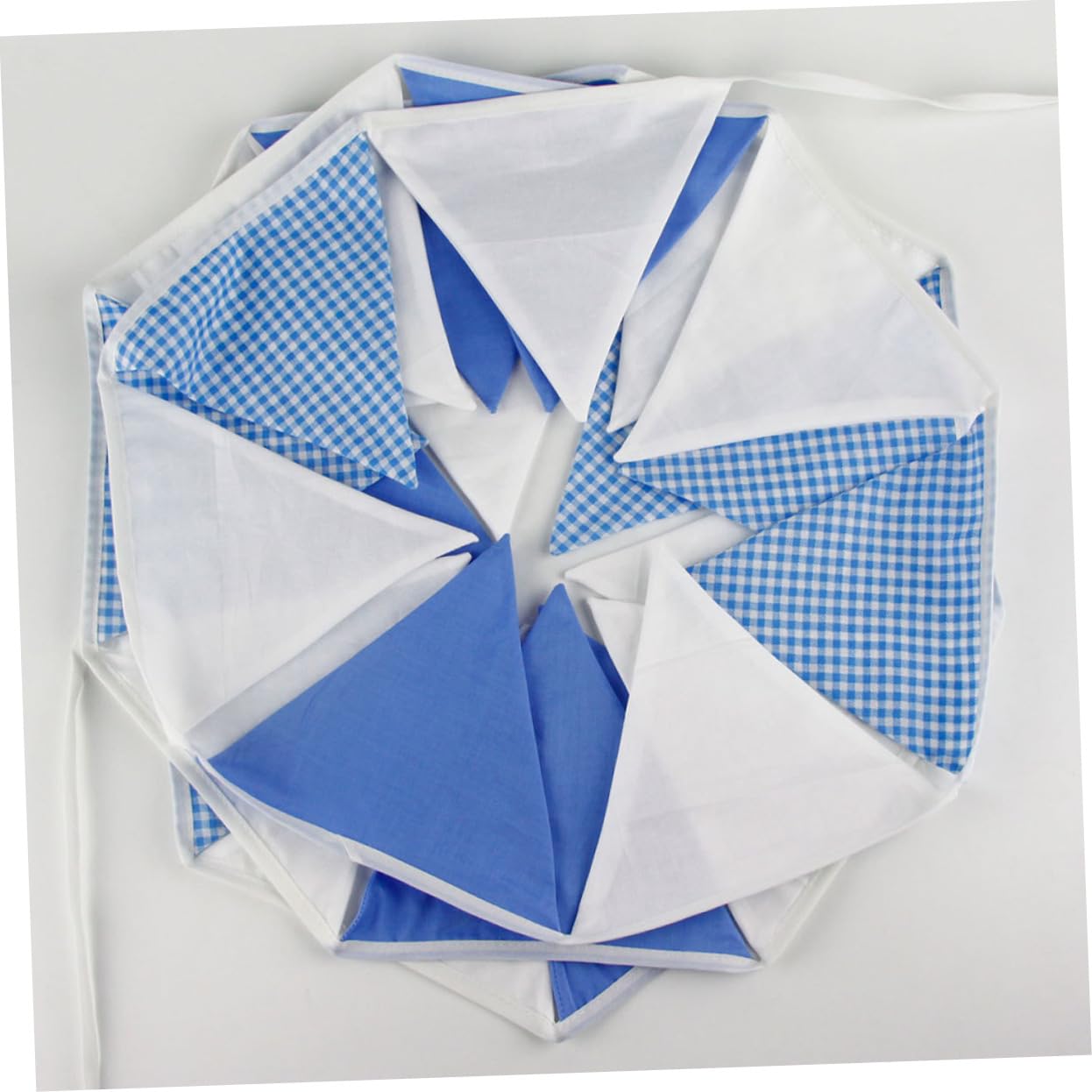 VICASKY 3piezas Banderines Para Decoración De Bodas y Infantiles Guirnalda Azul y Para Cumpleaños y Celebraciones Caras
