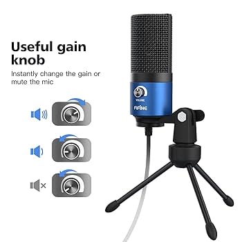 fifine マイクロフォン Amazon.com: FIFINE USB Microphone, Metal Condenser Recording