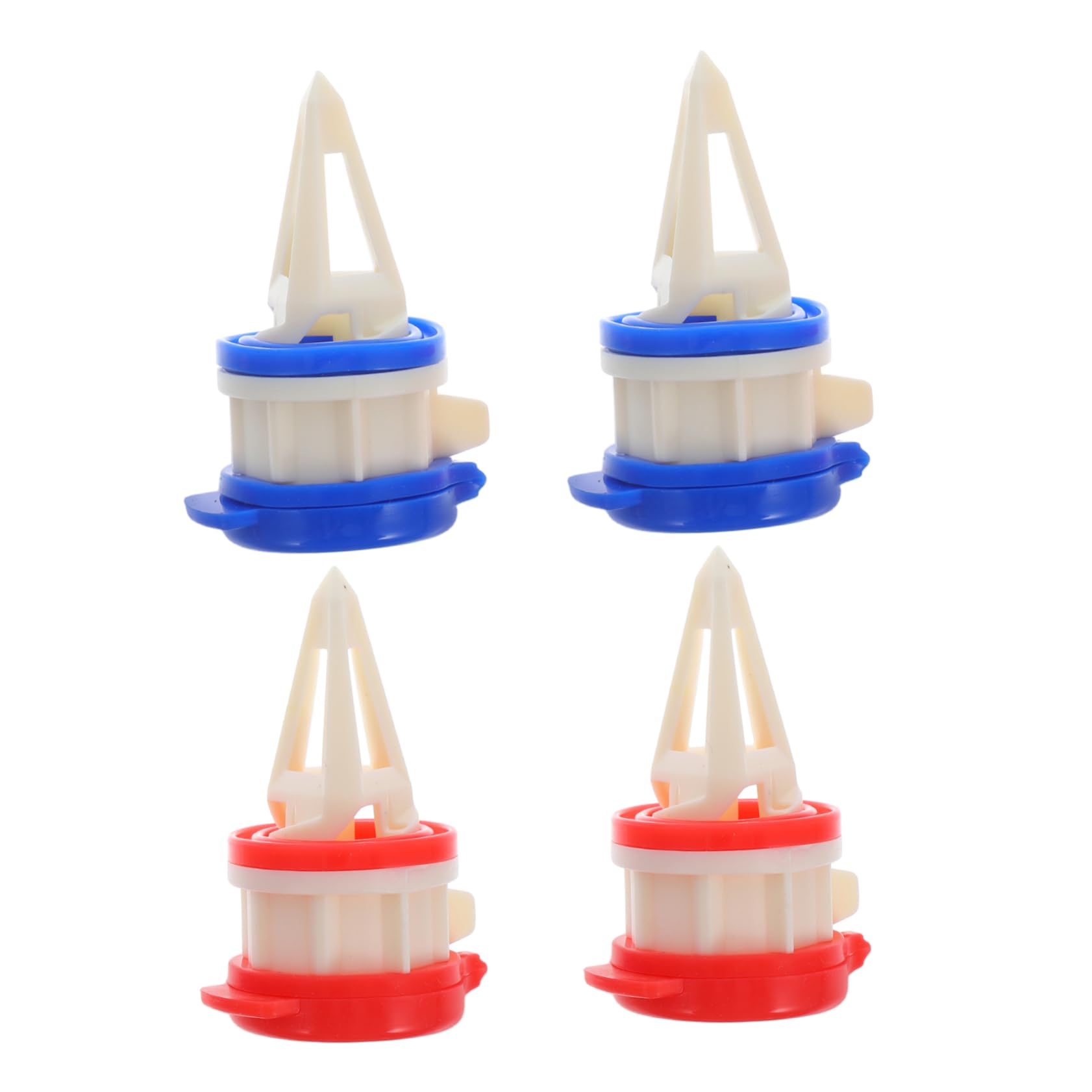 MUCKLILY 4pcs Beverage Diverter Lid Easy Pour Extension Mouth for Juice and Drinks Safe Material for Daily Use