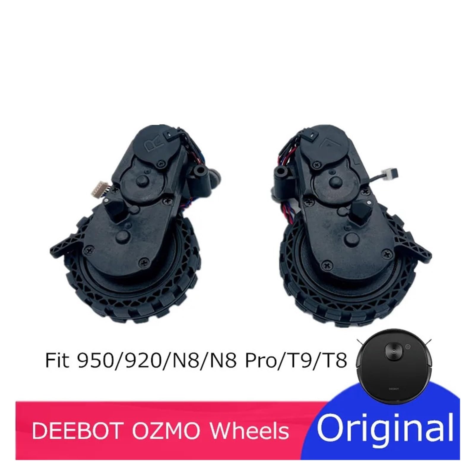 Wheels Left Or Right. Compatible For DEEBOT OZMO 950/920/ N8/ N8 Pro/ T9/ T8 Robot Vacuum Cleaner Accessory Spare Parts(Left wheel L)