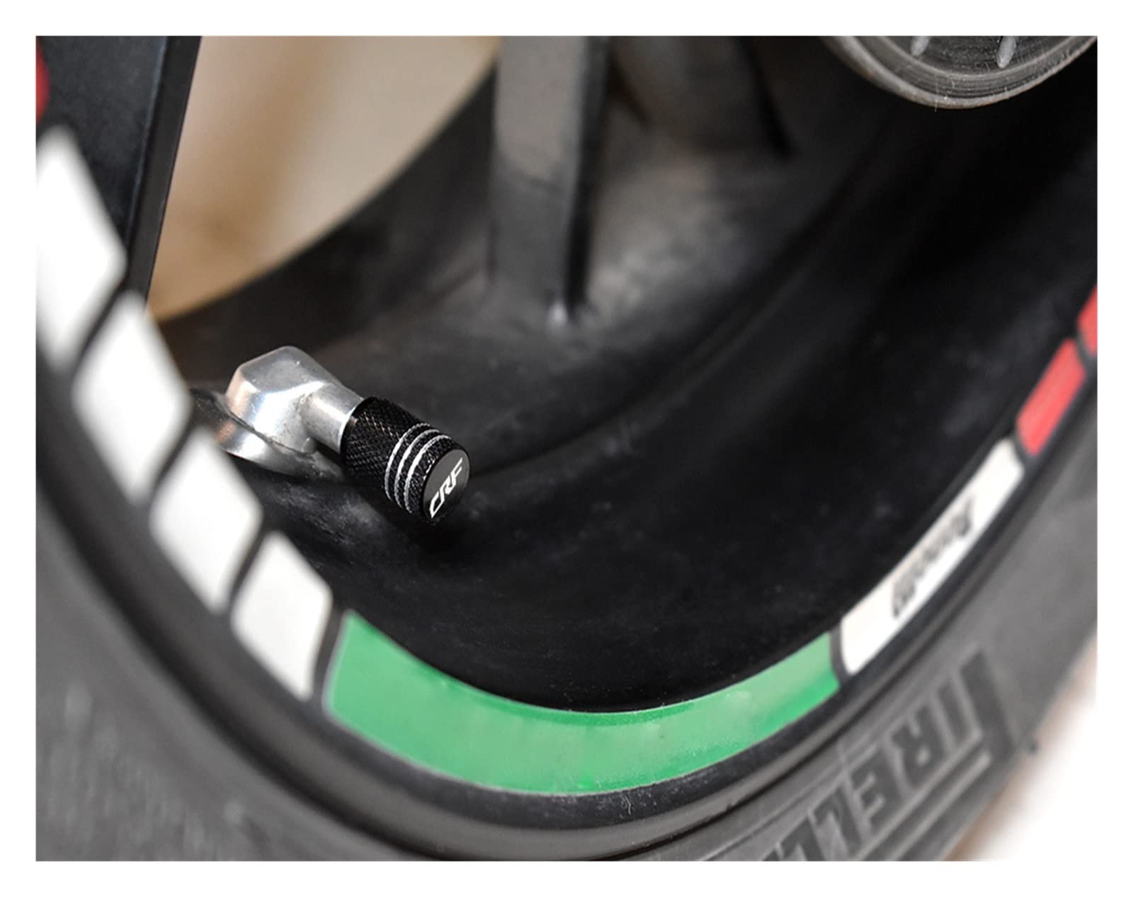 CNC Alu Ventilkappen Motorrad - Farbige Abdeckungen Für Honda CRF Modelle