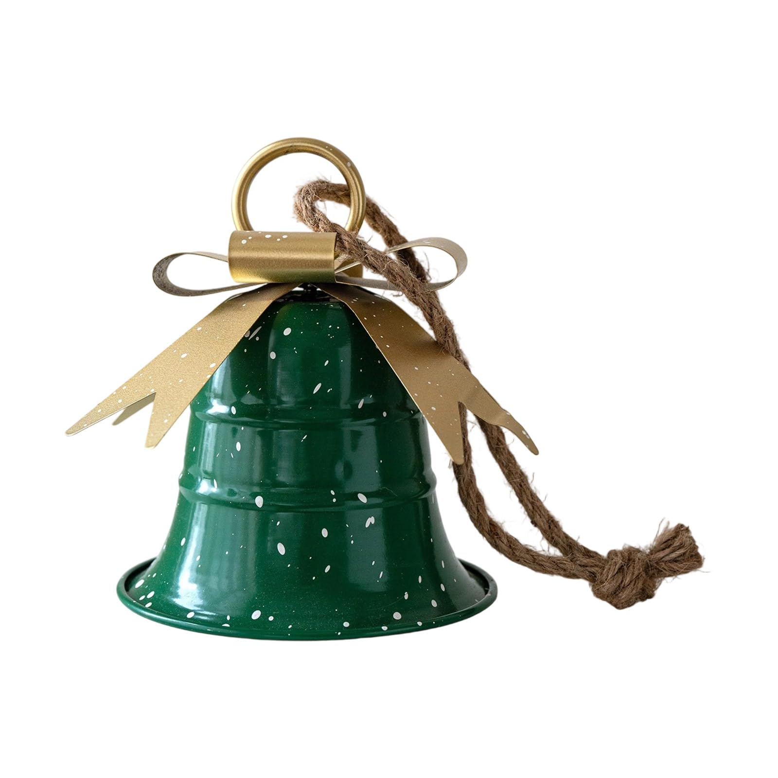 Christmas Tree Bells Ornament Iron Metal Hanging Decoration for Wreath Mantel Window Festival Tree Embellishment Christmas Ornament