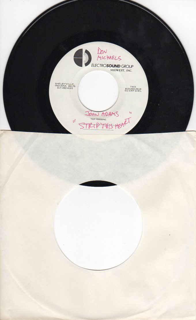 John Adams: Strip This Heart (Advance Release White Label)