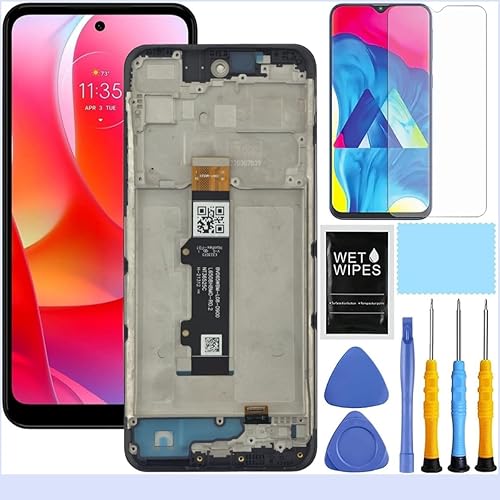 para Motorola G Power [versión 2022] Reemplazo de pantalla con kit de marco para Moto G Power 2022 XT2165-5 XT2165DL Pantalla LCD Digitalizador