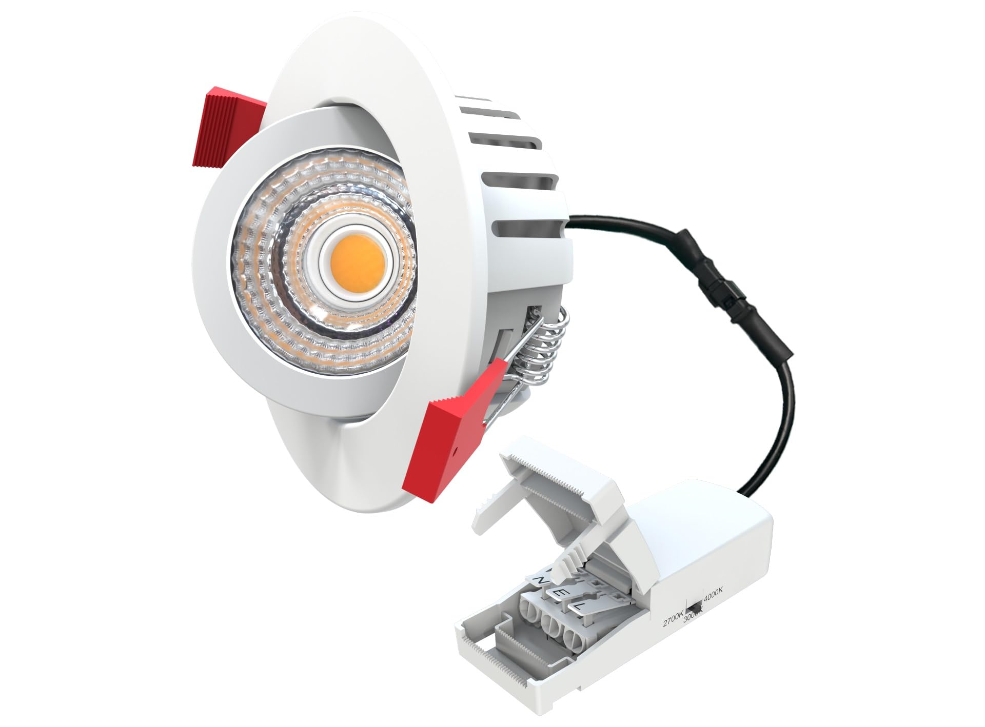 Dotlux LED-Downlight HEATspin 7W 2700/3000/4000K COLORselect inkl. Netzteil