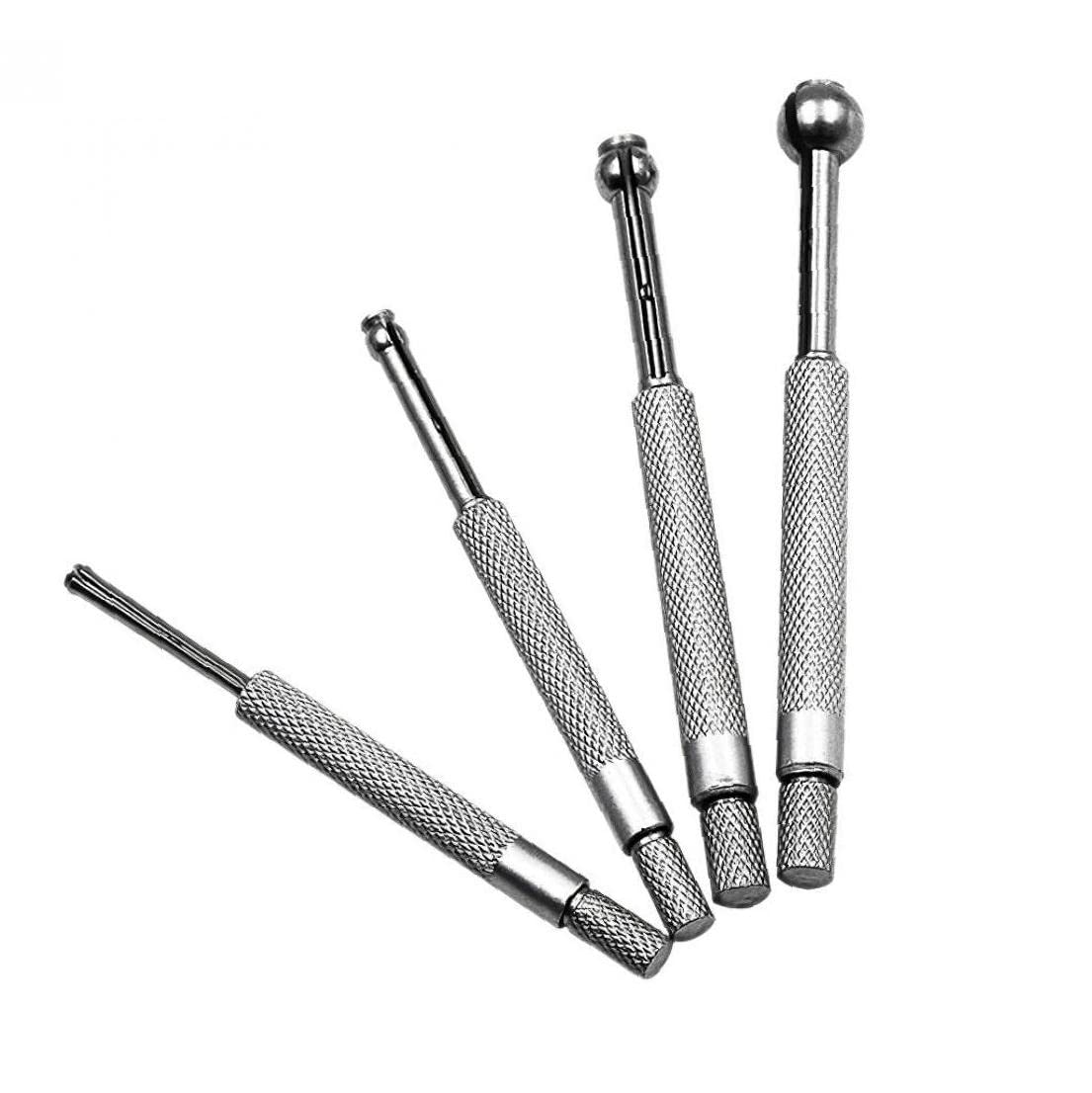 Hole Gages, Small Hole Measuring Instrument Set, Retractable Full Round Hole Measuring Instrument, 4 Pieces