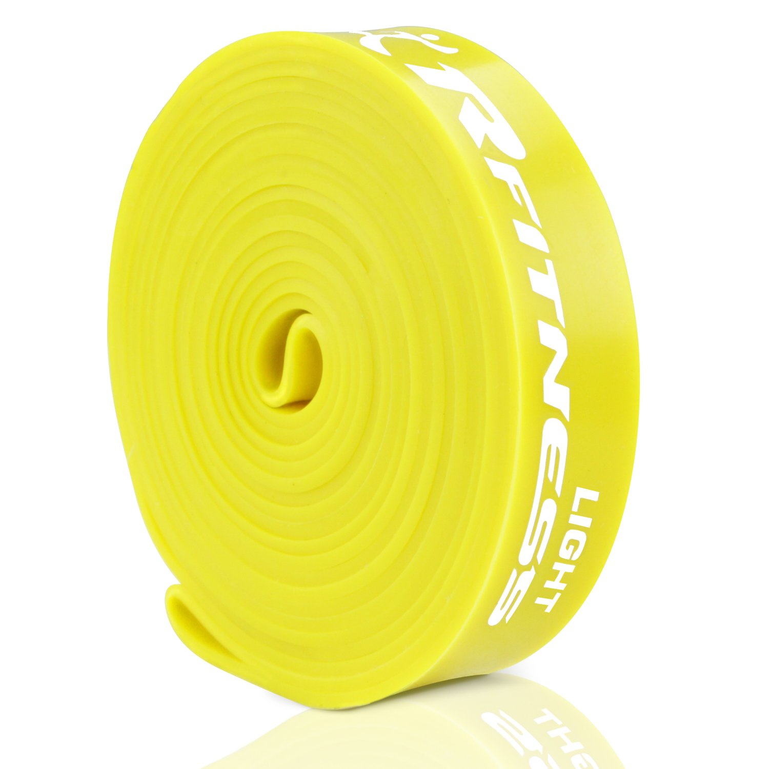 Furinno RFitness Professional 41 inç Uzun Döngü Streç Lateks Egzersiz Bandı, Açık (Sarı)