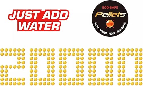 Miniatura 3 de X-Shot Hyper Gel Pellet - Paquete de recambio de pellets de gel de ZURU con 20,000 pellets de hipergel en recipiente resellable para almacenamiento