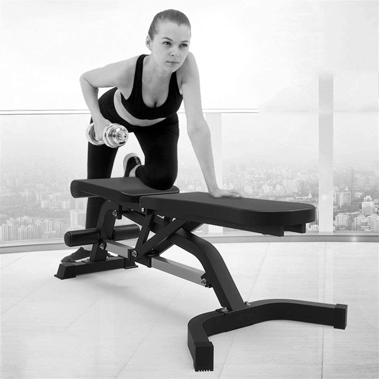 Ławka do ćwiczeń, stołek do hantli Standardowe ławki do ćwiczeń Krzesło fitness Komercyjna ławka do wyciskania Krzesło Stołek dla ptaka Deska na wznak Przysiady Sprzęt treningowy