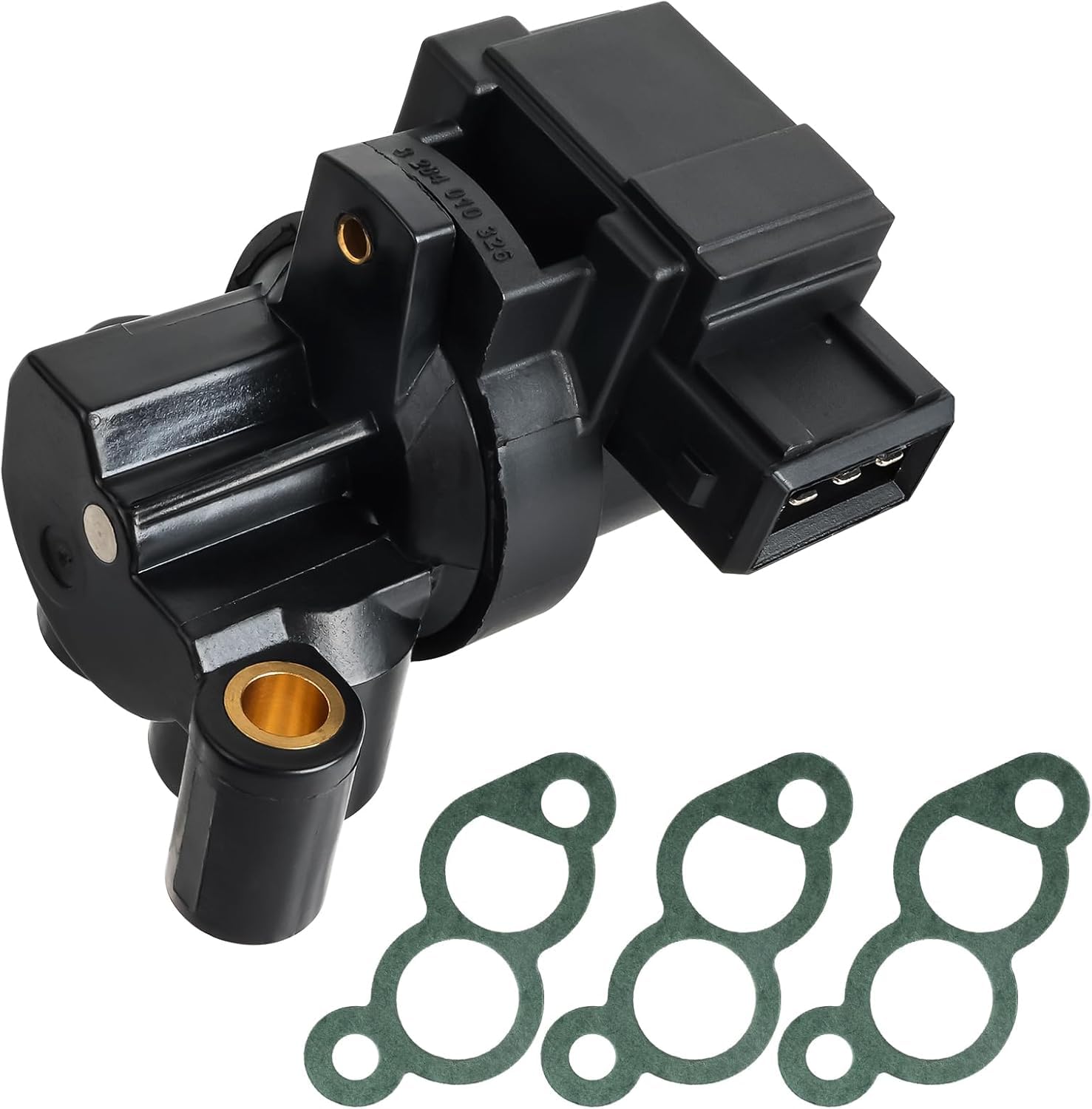 IACV 0K9A220660A Idle Air Control Valve with Gasket Compatible Replacement for 99-05 Hyundai Sonata, 03-08 Kia Tiburon, and Kia Tucson/Sportage - Part Number 35150-33010 0K24720660