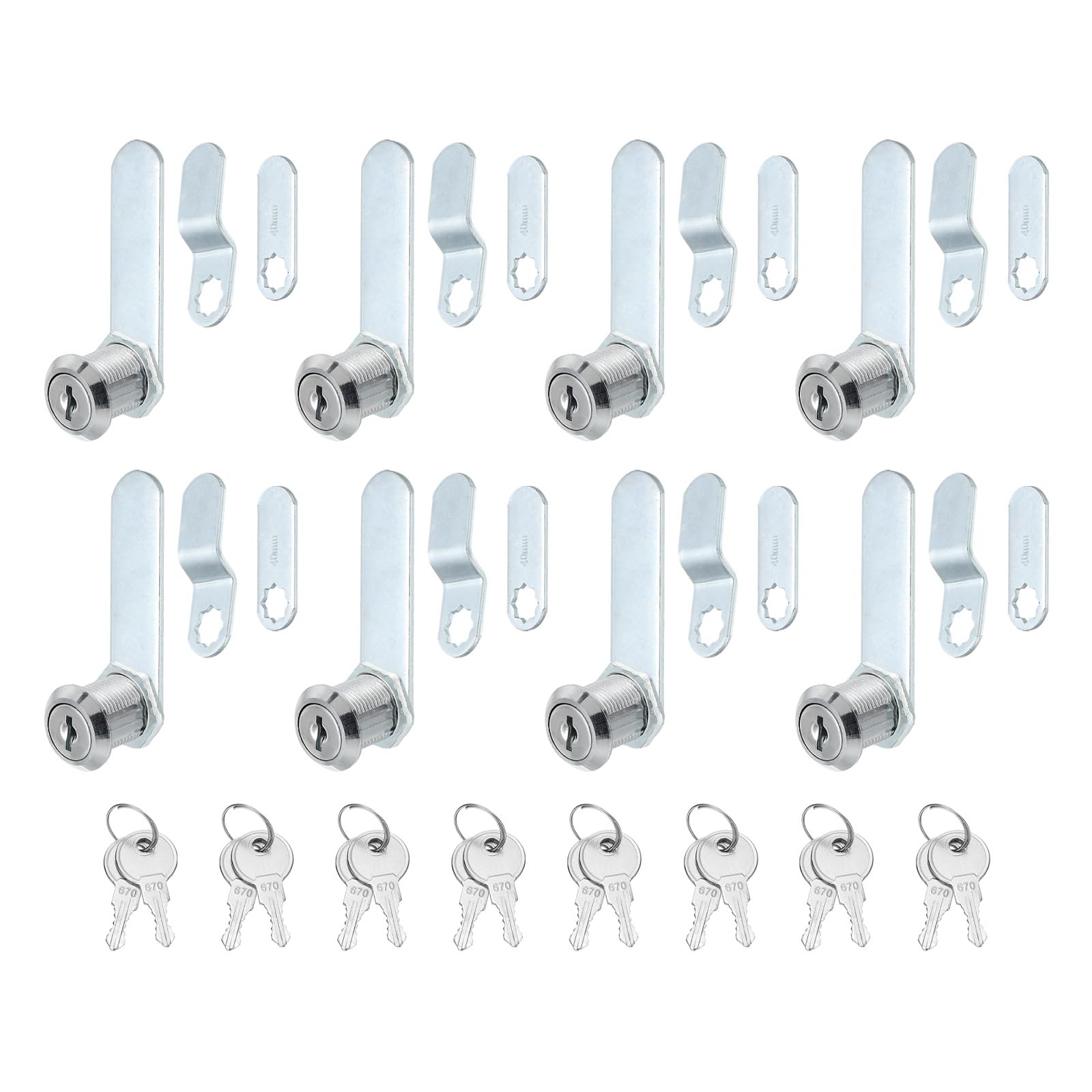 PATIKIL 1/8 Inch Cabinet Locks with Keys