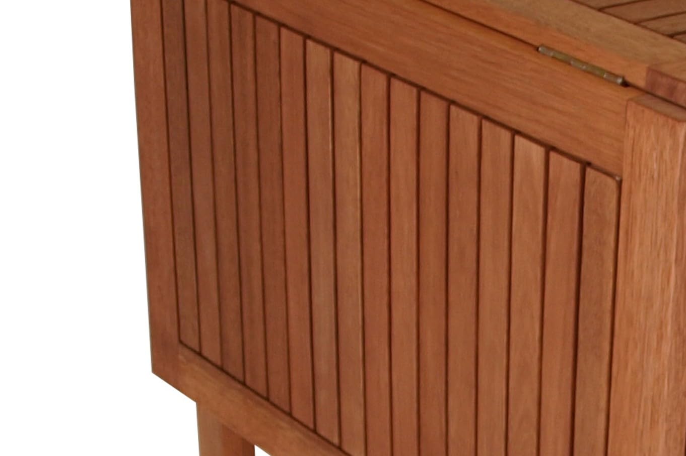 Doppel Klappentisch Balkon Tisch 107x65x74cm rechteckig, Eukalyptus geölt, braun, FSC®-Zertifiziert