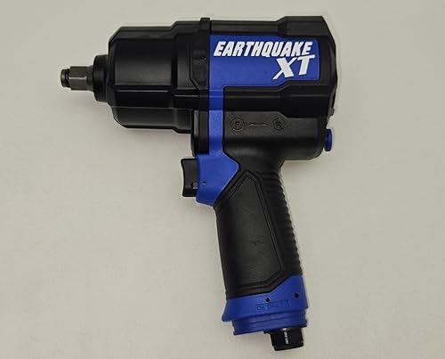 Miniatura 7 de Generic Earthquake XT Llave de impacto de aire compuesto de 12 pulgadas, azul, 1200 ft. lbs. Torque de ruptura de pernos, pulsador FWDREV