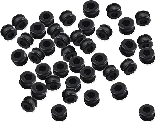 40 ojales de goma de repuesto antiguosvintagediscontinuos, para ventilador de techo Hunter (40 negro)