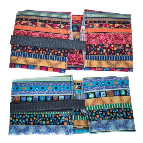 Porta Bocadillo Reutilizable, Bolsa Merienda Almuerzo, Porta Alimentos Ecológico, Sin BPA, Bolsa de Tela, Diseño Étnico, Ajustable, Lavable, Tela Segura para Alimentos. Medidas: 45x33 cm.