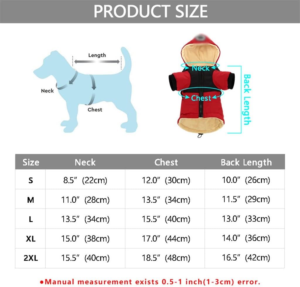 Dog Clothes Warm Dog Vest Jacket with Harness Puppy Chihuahua Clothing French Bulldog Outfits for Small Medium Dogs (A XXL Code)