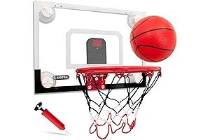 BOHEN Suction Cup Basketball Hoop with Scorer