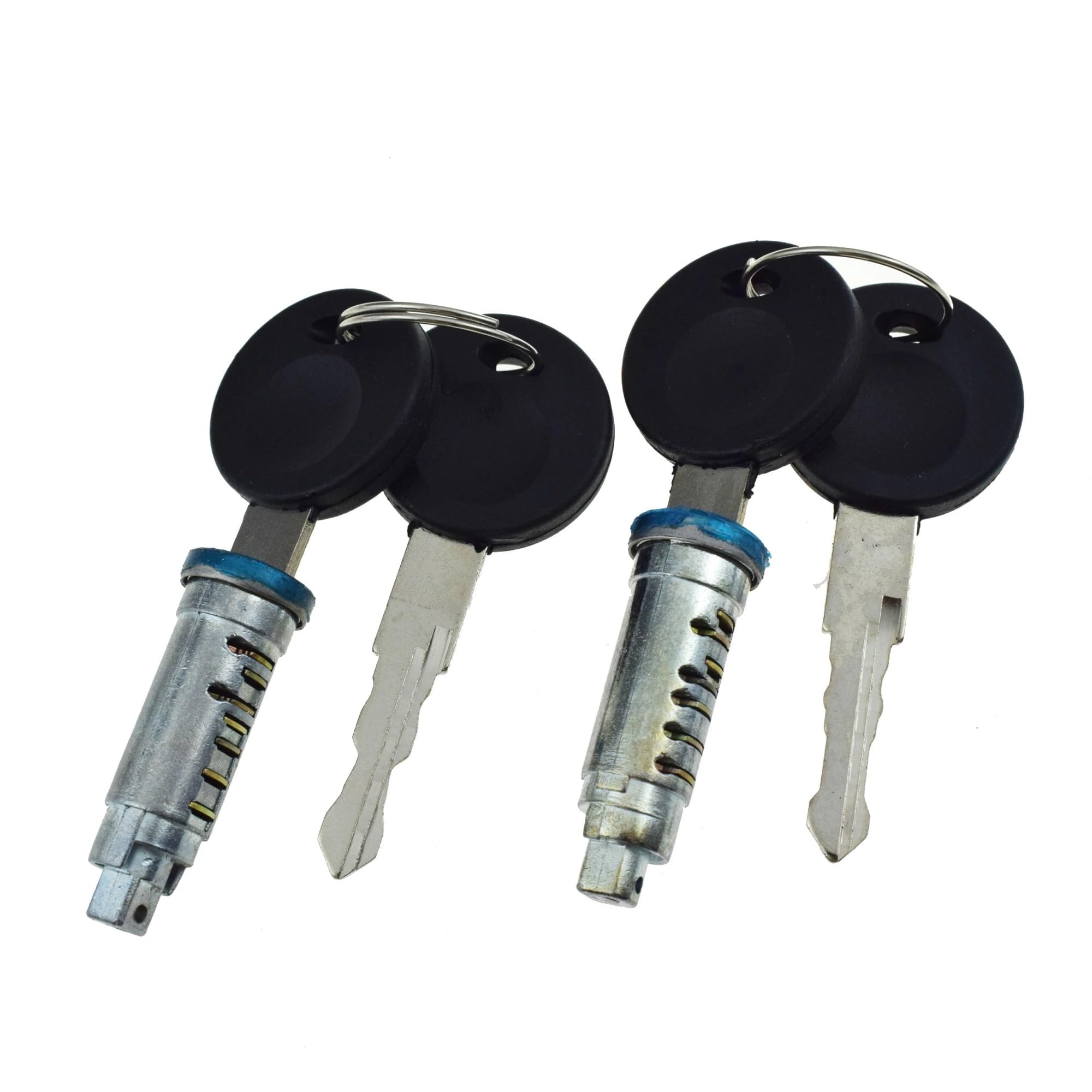 Zhjlut One Color Car Lock Cylinder Compatible With Vw For T4 For Transporter Mk Iv 1990-2003 Car Ignition Lock Door Lock Keys 701837205(Kit 002)