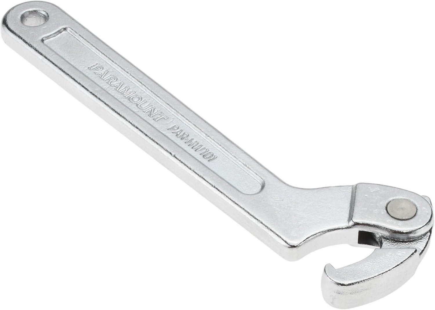 Paramount Adjustable Hook Spanner Wrench: 3/16" Hook Height, 2" to 4-3/4" Capacity