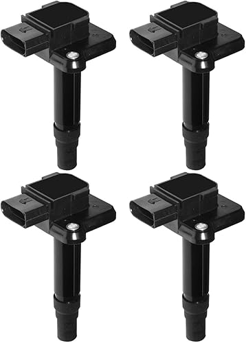 MAS Juego de 4 bobinas de encendido compatibles con Audi A4 A6 A8 RS6 TT Volkswagen Beetle Passat 1.8L L4 4.2L V8 repuesto para UF274 52-1694