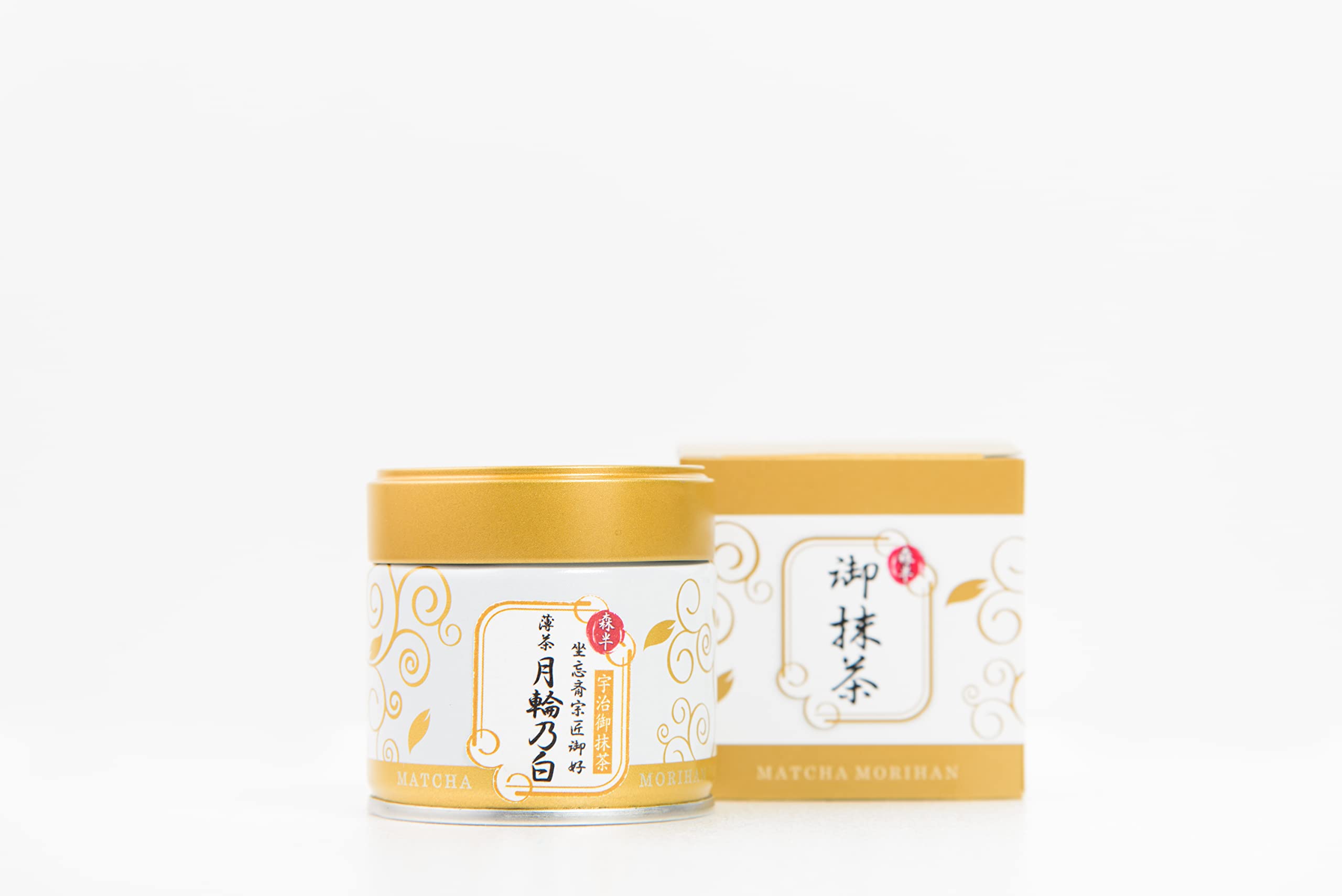 Amazon | 森半 抹茶 裏千家御家元坐忘斎御好 御薄茶 月輪乃白 げつりん