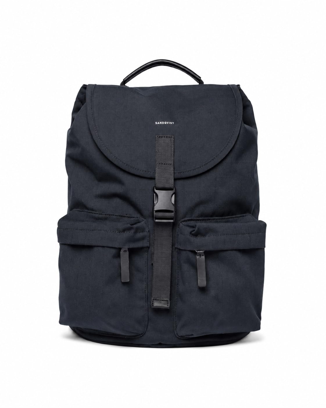 Sandqvist Everyday Zaino 16”, 17.5L, Nero, Zaino Porta PC Idrorepellente, Materiali Riciclati