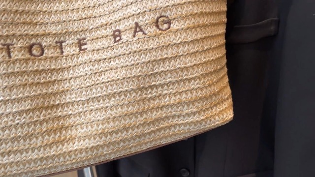 Bolso tote tejido de paja para mujer, capacidad grande miniatura 7
