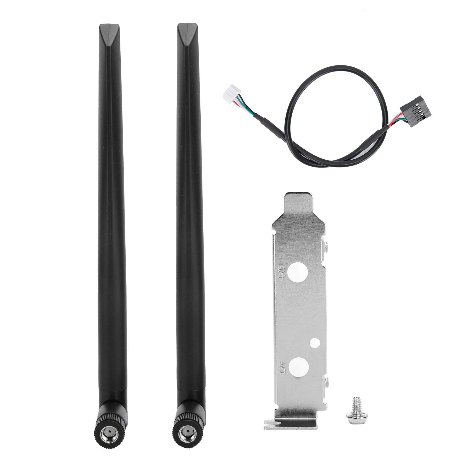 Bewinner Scheda WiFi 6 PCIe AX3000 con Bluetooth 5.1, Adattatore Wireless Dual Band 574+2400Mbps, 2 Antenne da 8dBi e Cavo di Prolunga per PC Desktop