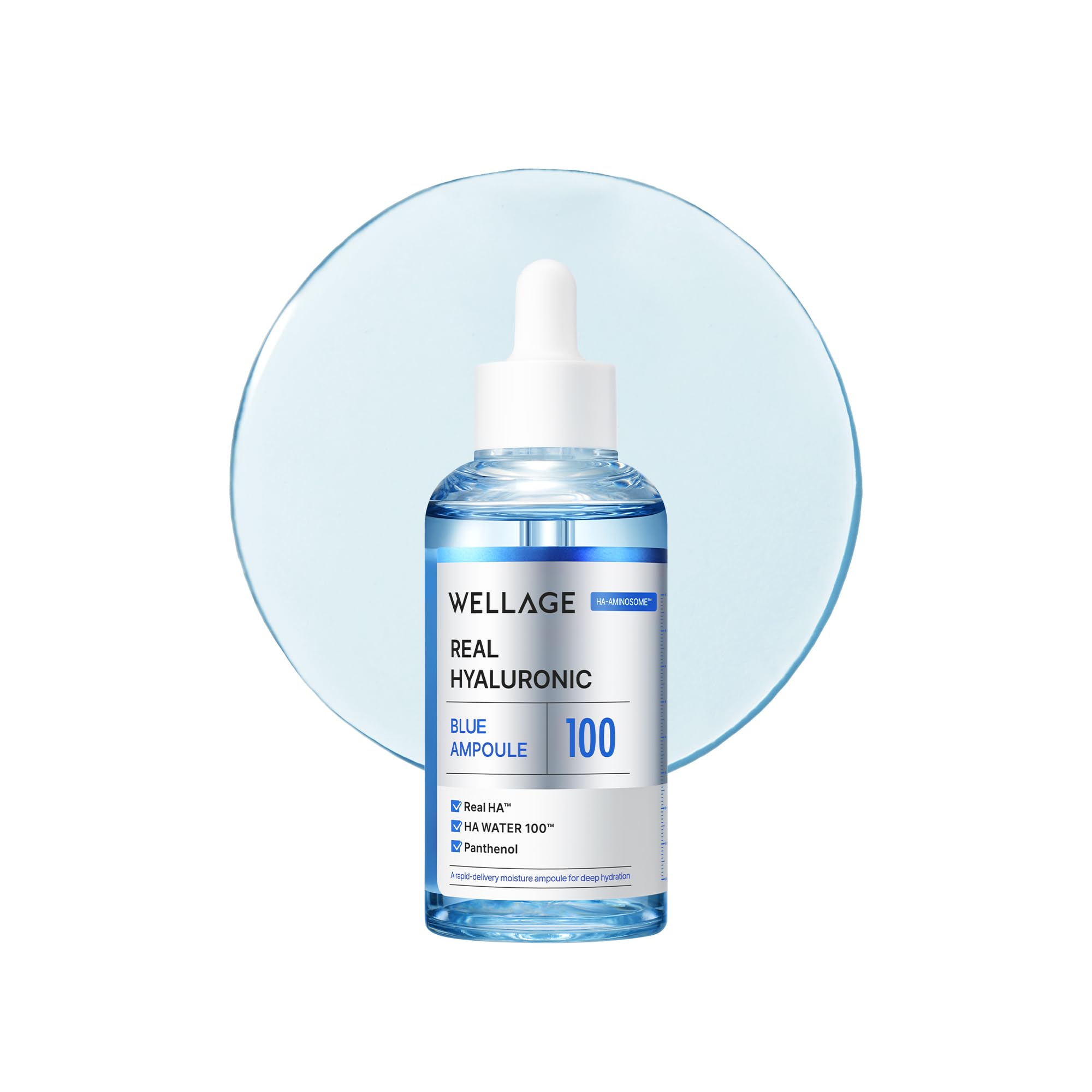 Fragrance Free Hyaluronic Ampoule Acid -Blue,100ml (3.38 fl. oz)