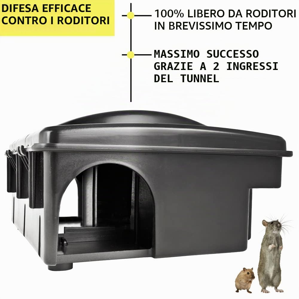 30x Scatola per esche Topo Regalo Multi Ratto Controllo Petigi