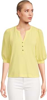 Amazon.com: Lilly Pulitzer Womens Ronson Knit Top Finch Yellow XX