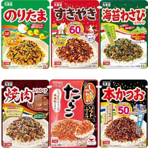 Amazon.com: Marumiya Furikake Seasoning Japanese Rice Seasoning Packets ...