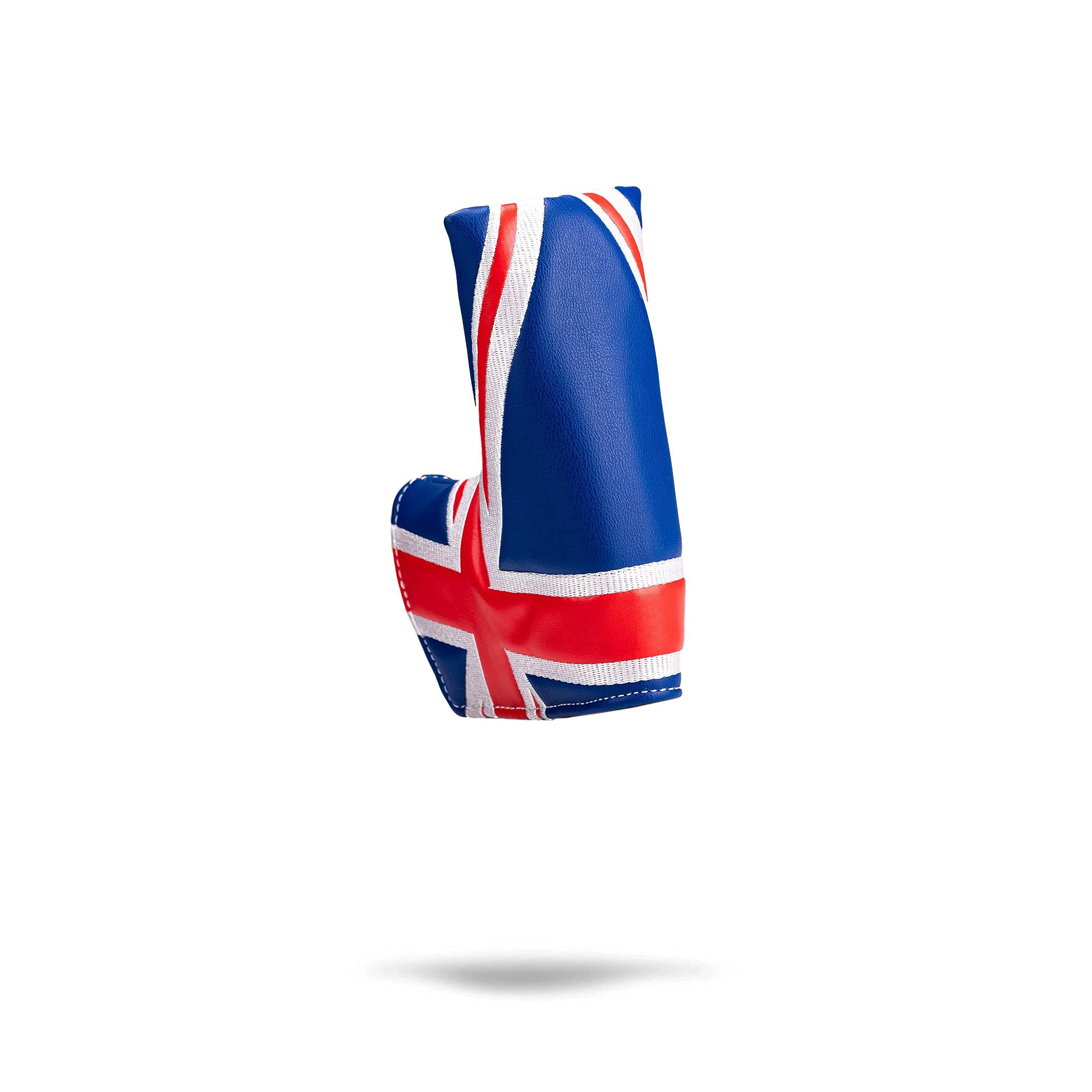 Pins & AcesUnited Kingdom Head Cover - Premium, Hand-Made Leather, Headcover - Union Jack Styled, Tour Quality Golf Club Cover - Style and Customize Your Golf Bag