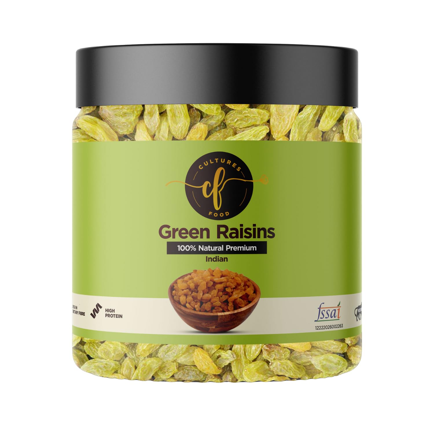 Cultures Food 100 Natural Raisins/Kishmish (500g), Helps to Improve