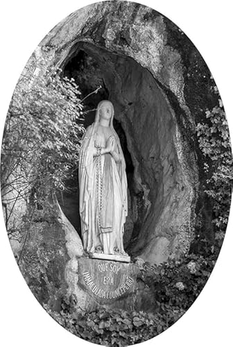 Medalla Virgen Milagrosa 24 quilates y plata de Lourdes.