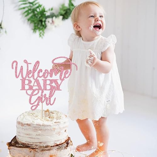 Miniatura 5 de Decoración de bienvenida para tartas de bebé niña, baby shower, baby shower, show de género recién nacido, decoración de fiesta de feliz cumpleaños