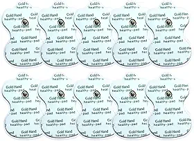 Eletrodos Gold Hand Tensbrazil 10 unidades