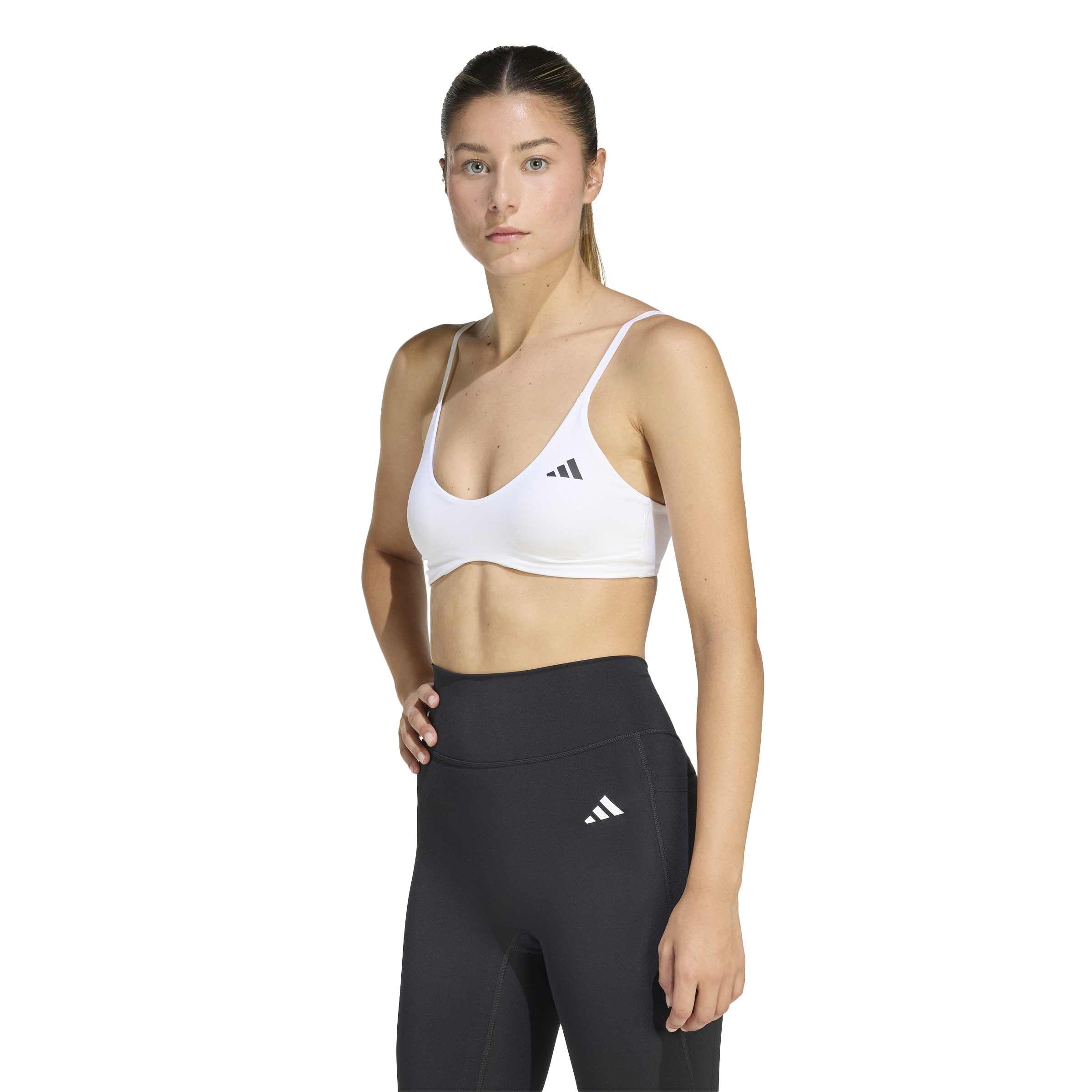 adidas Women Reggiseno da Allenamento Optime Essentials Light Support