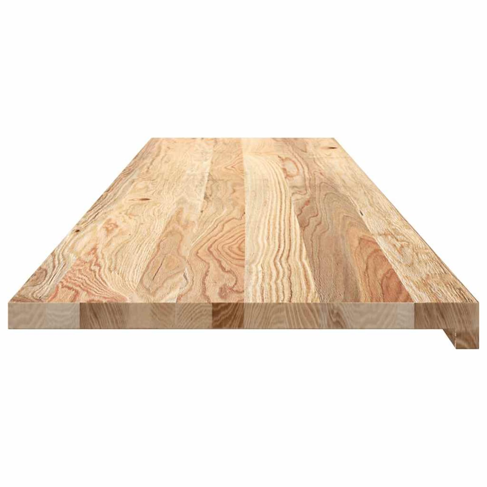 Gecheer Davanzale in Rovere Massello, Pannello per Finestra Non Trattato 160x40x2cm, Legno di Quercia, Superficie Liscia, Area Espositiva, per Libri e Oggetti Decorativi in Casa
